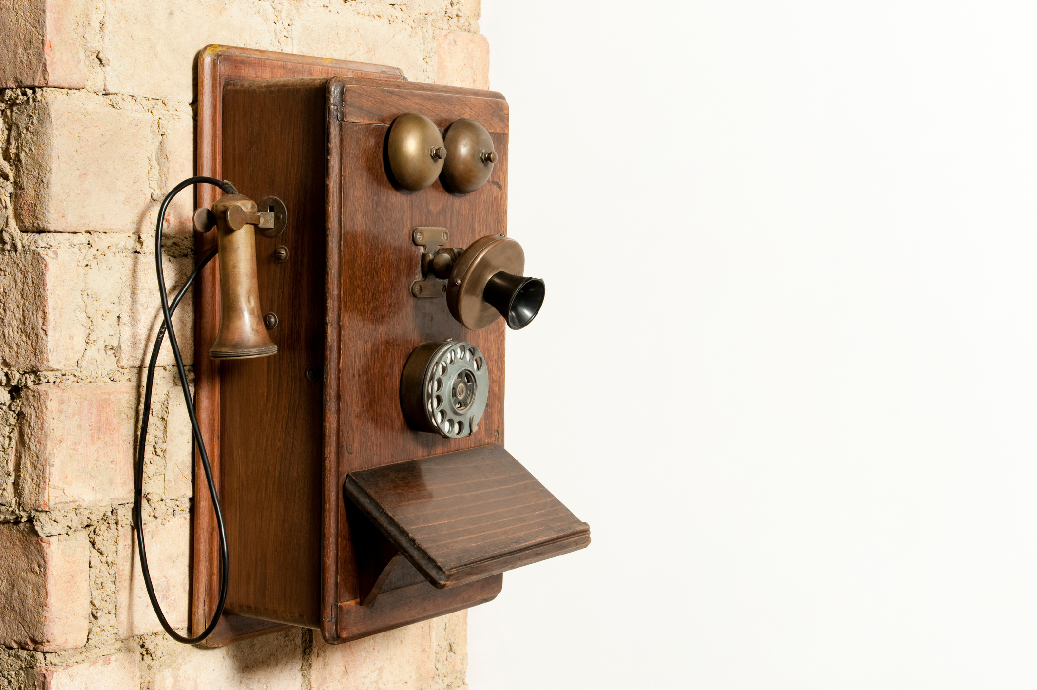 antique wall phone